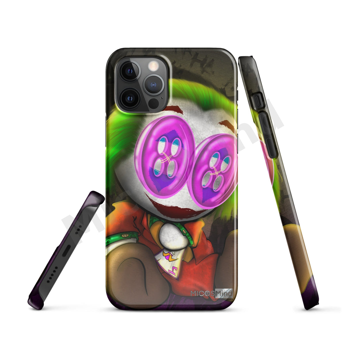 Send in the Clowns iPhone Snap Case, Dark Pop Art Phone Case by MicosMind