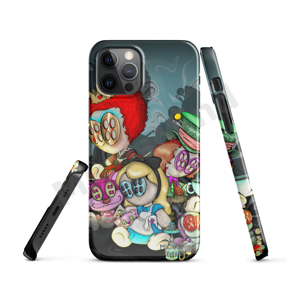Wonderland iPhone Snap Case, Surreal Fairytale Pop Art Phone Case by MicosMind