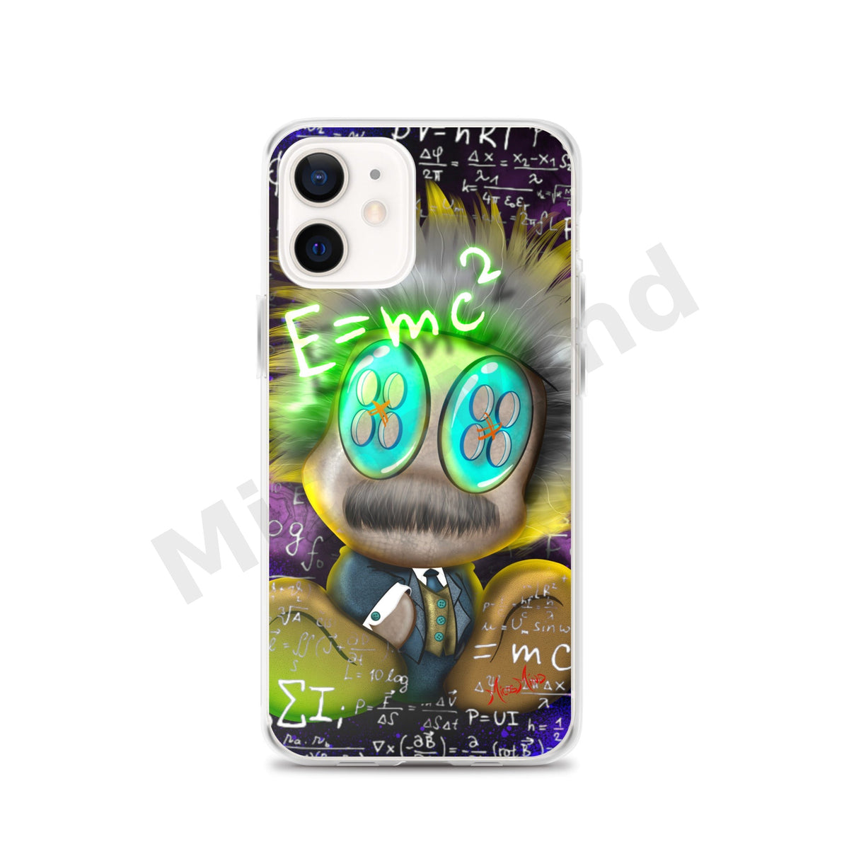 Imagination iPhone Clear Case, Vibrant Pop Art Phone Case by MicosMind