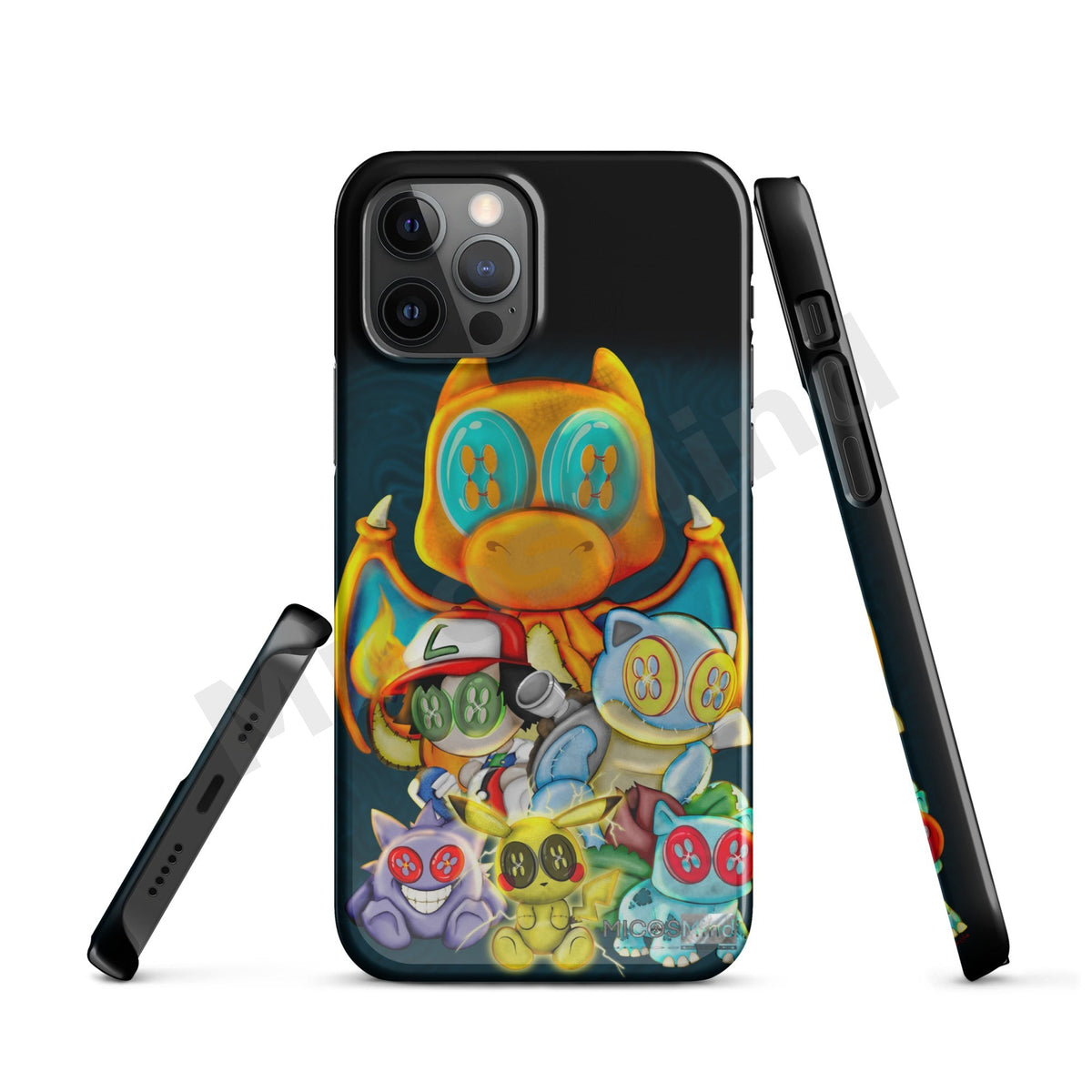 Catch Them Snap iPhone Case, Monster Trainer Art Phone Case by MicosMind