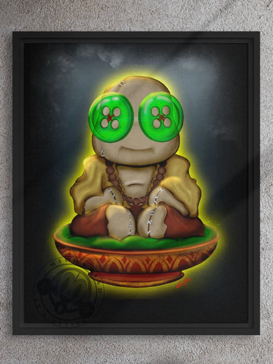 The Enlightened Stitch Framed canvas