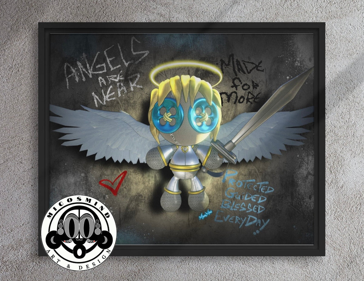 Guardian Angel | Framed Canvas