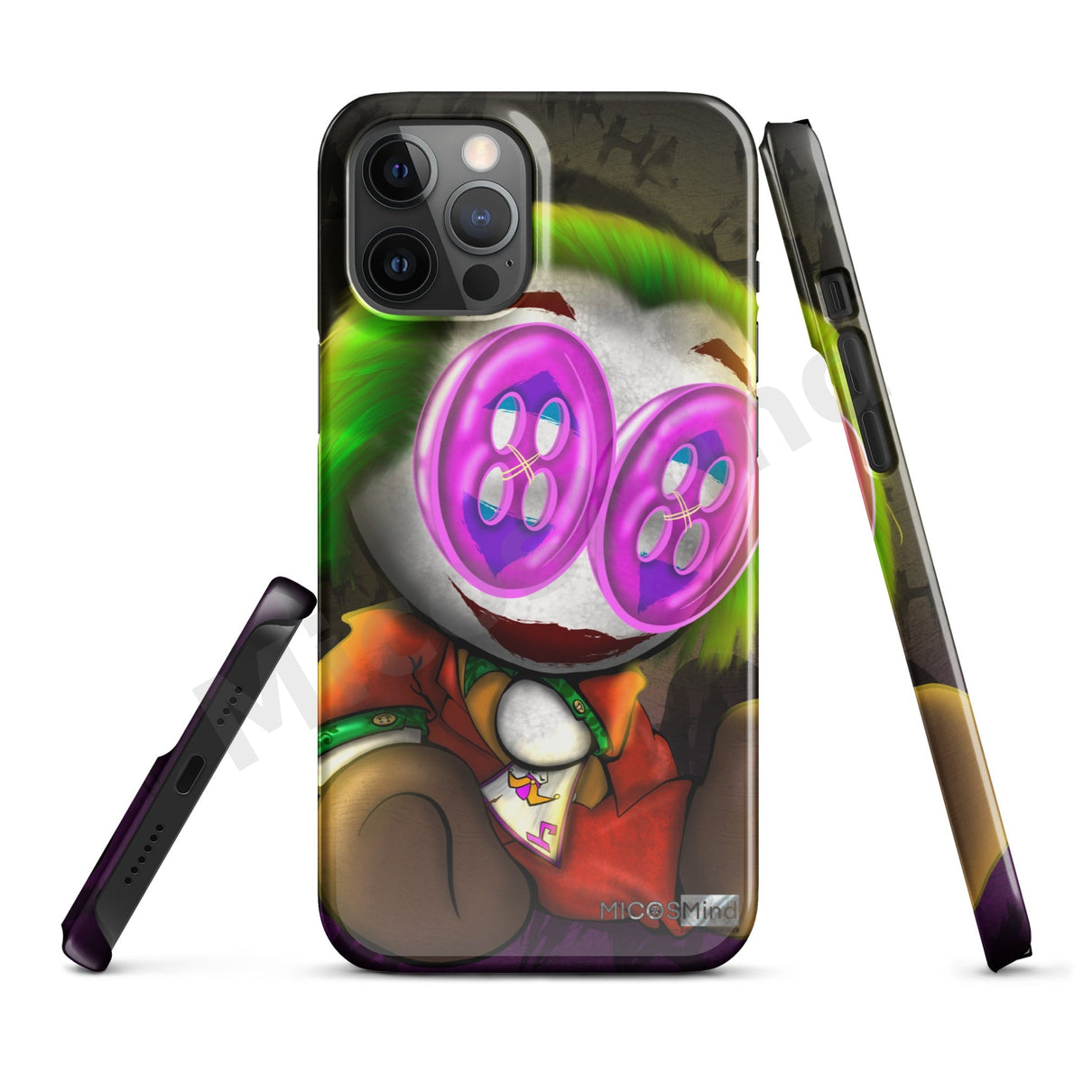 Send in the Clowns iPhone Snap Case, Dark Pop Art Phone Case by MicosMind