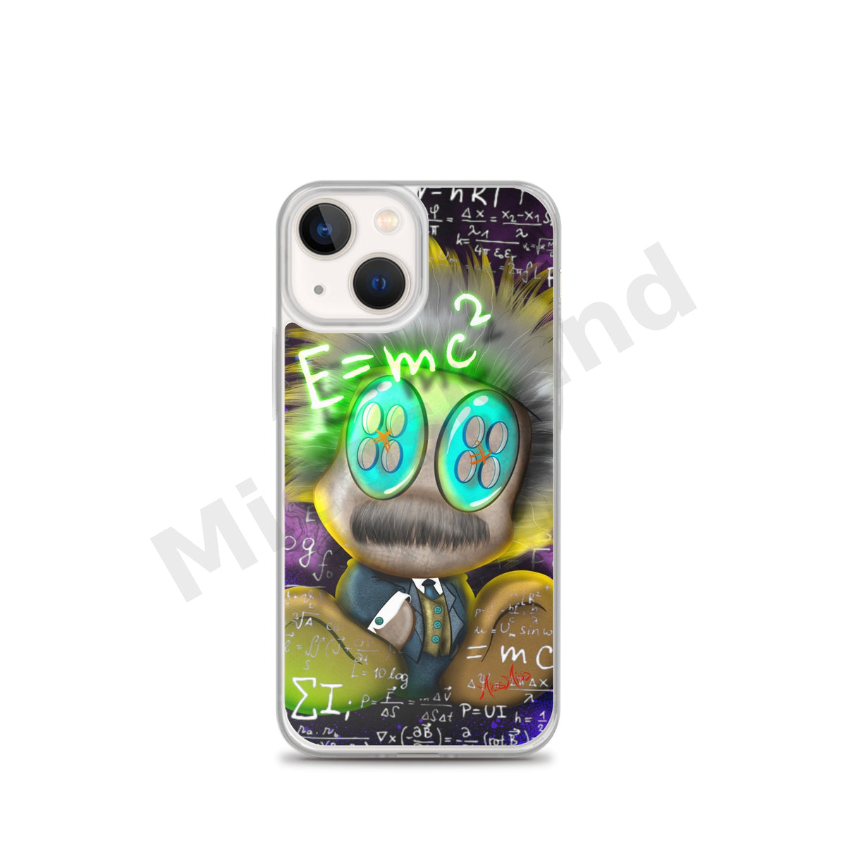 Imagination iPhone Clear Case, Vibrant Pop Art Phone Case by MicosMind