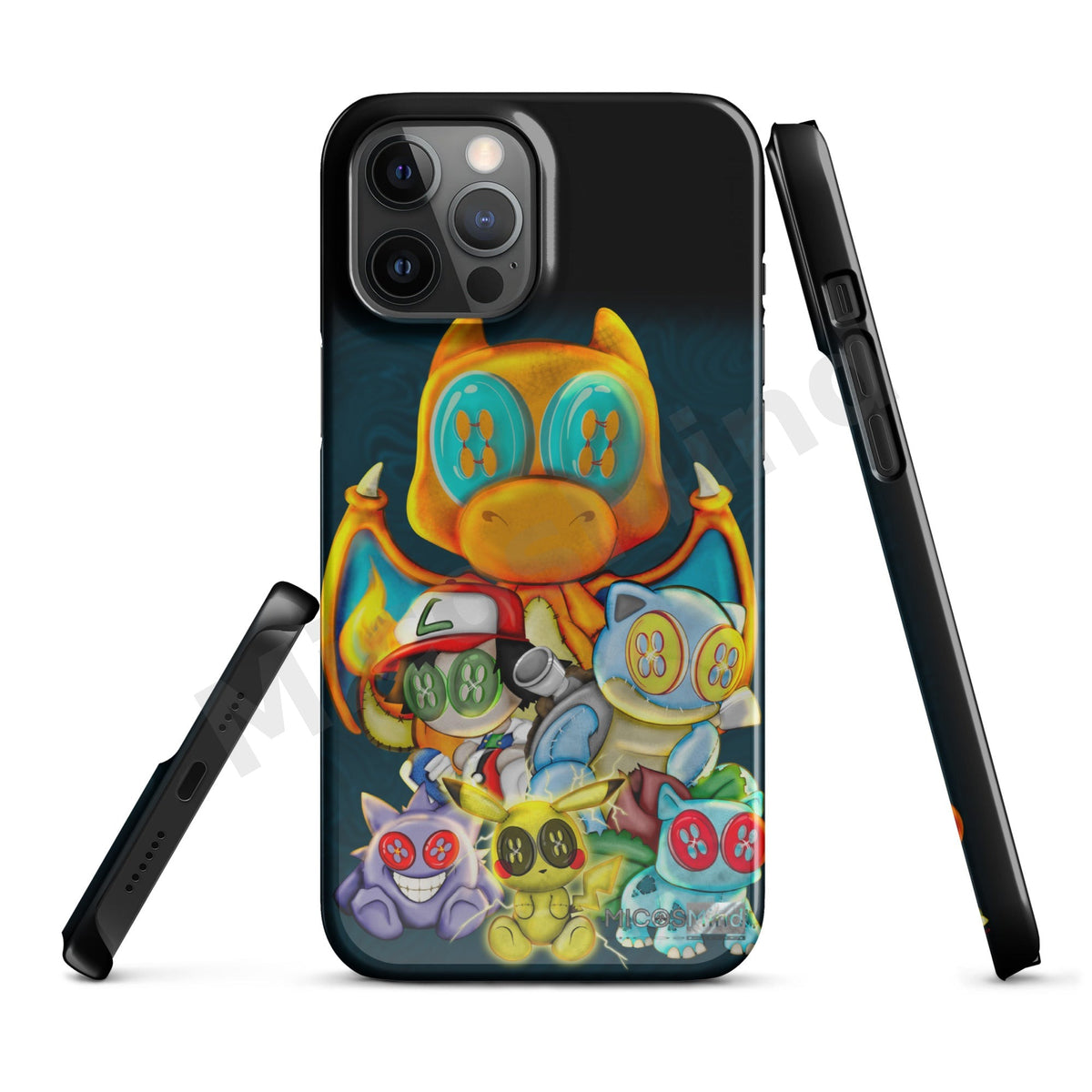 Catch Them Snap iPhone Case, Monster Trainer Art Phone Case by MicosMind