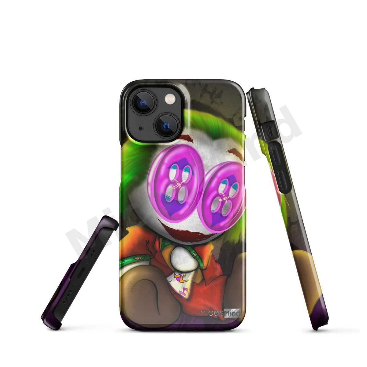 Send in the Clowns iPhone Snap Case, Dark Pop Art Phone Case by MicosMind