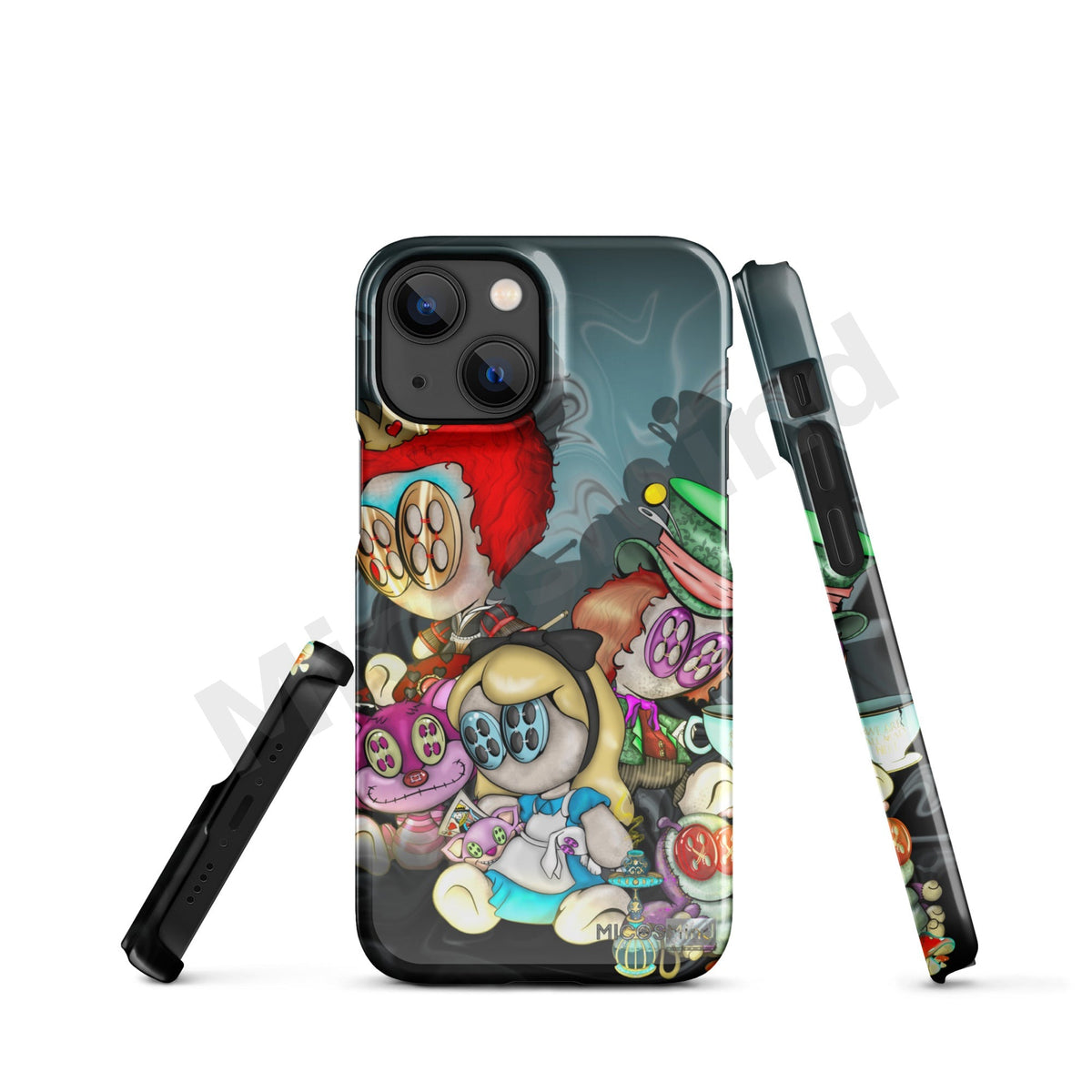 Wonderland iPhone Snap Case, Surreal Fairytale Pop Art Phone Case by MicosMind