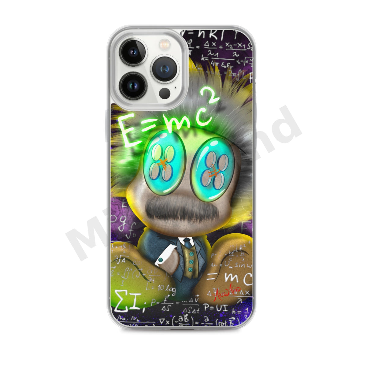 Imagination iPhone Clear Case, Vibrant Pop Art Phone Case by MicosMind