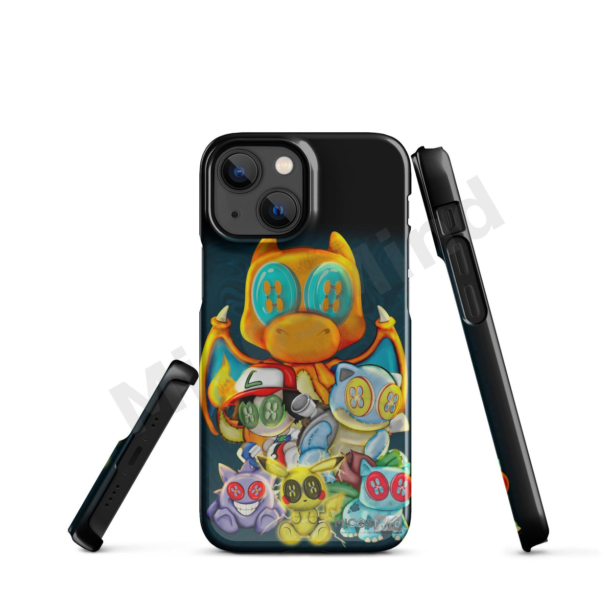 Catch Them Snap iPhone Case, Monster Trainer Art Phone Case by MicosMind