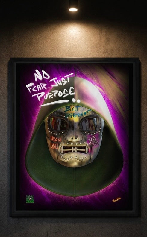 Doomed 16”x20” Framed canvas