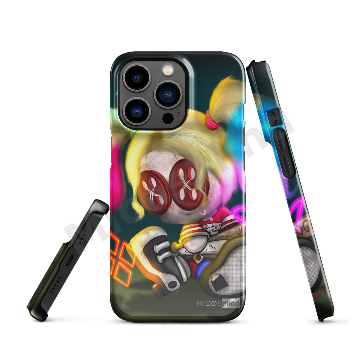 Quinn Snap iPhone Case, Chaos Clown Princess Art Phone Case by MicosMind