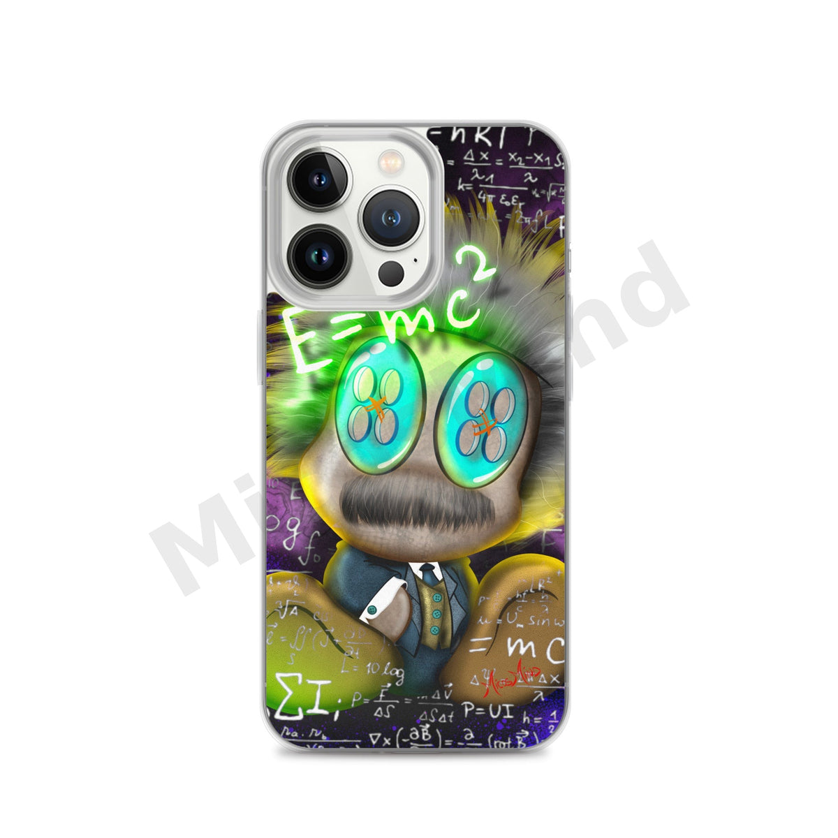 Imagination iPhone Clear Case, Vibrant Pop Art Phone Case by MicosMind