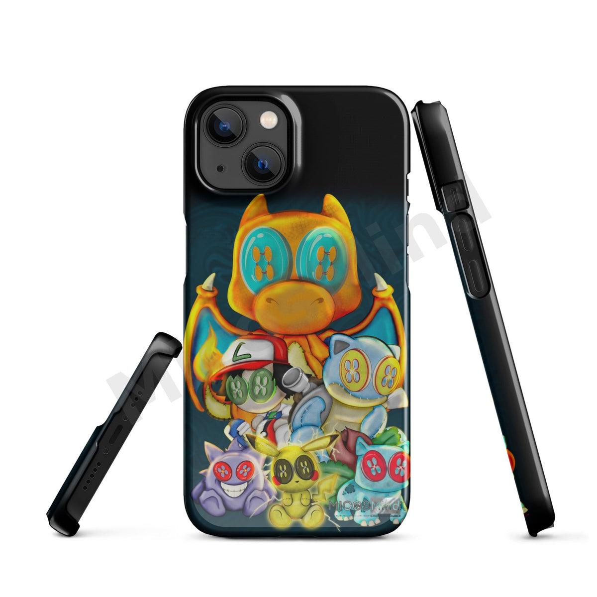 Catch Them Snap iPhone Case, Monster Trainer Art Phone Case by MicosMind