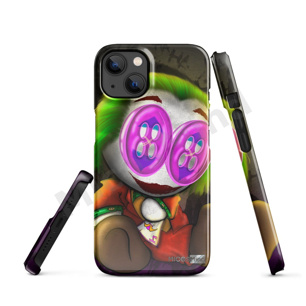 Send in the Clowns iPhone Snap Case, Dark Pop Art Phone Case by MicosMind