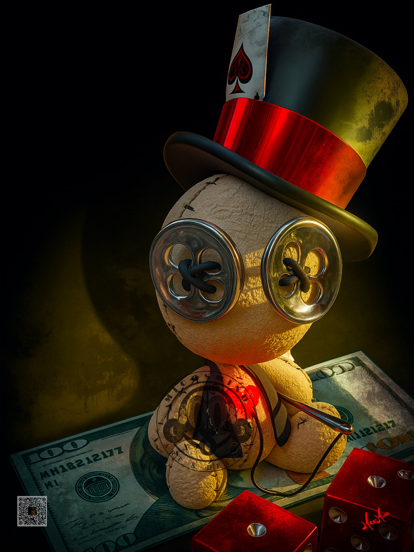 The Gambler 16”x 20” Poster