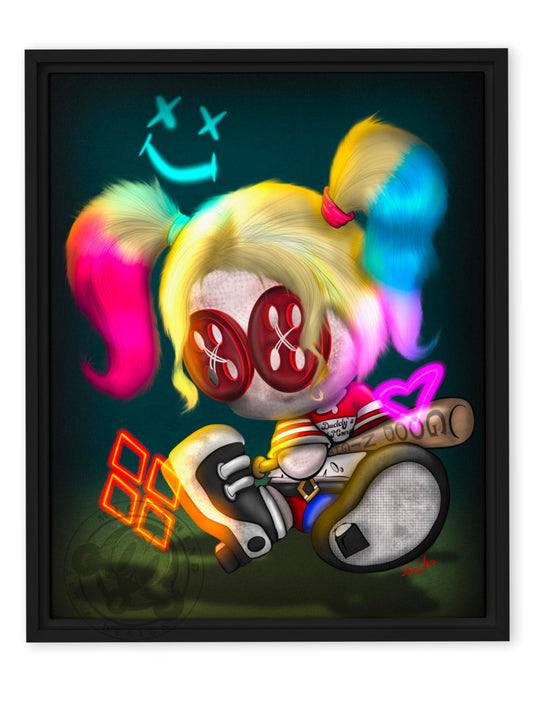 “The Jester” Framed Canvas 16”x20”