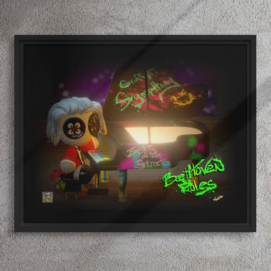 Classic Composer Framed Canvas 16”x20”