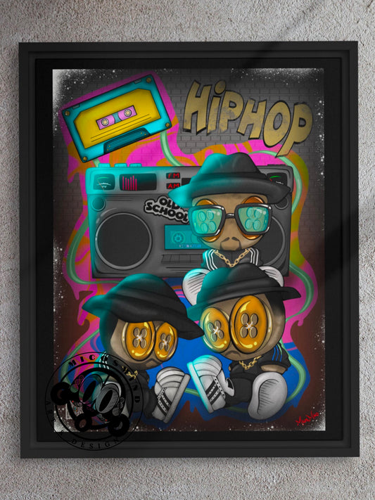 “Hip Hop” Framed canvas