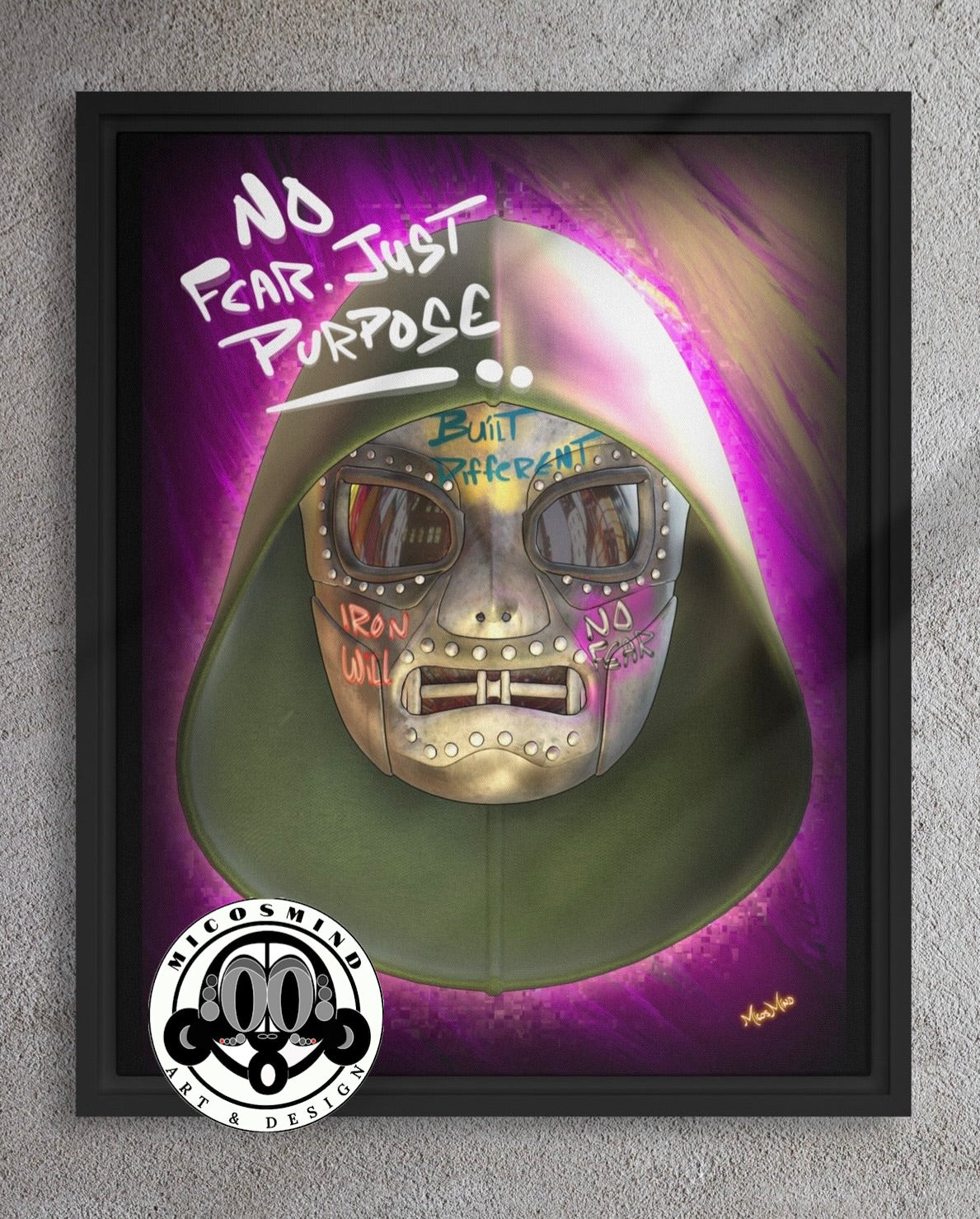 Doomed 16”x20” Framed canvas