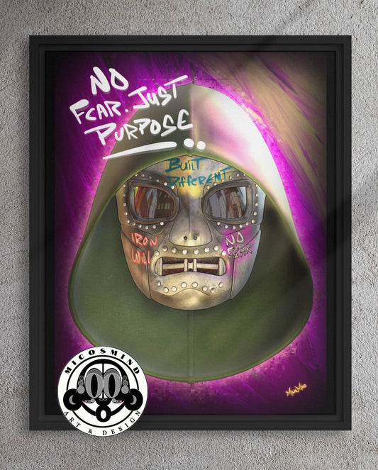Doomed 16”x20” Framed canvas