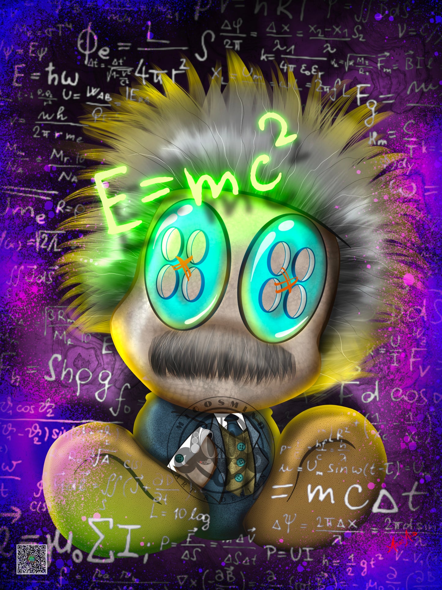 Albert 16”x20” Poster