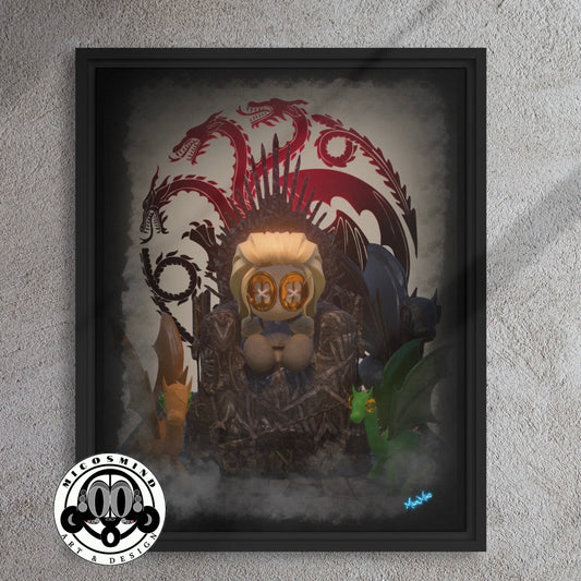 Queen of the Throne 16“ x 20“ Framed canvas