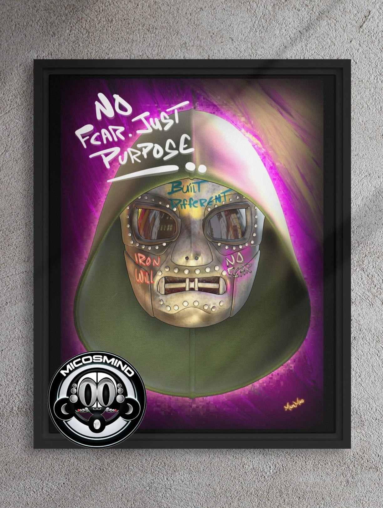 Doomed 16“ x 20” Framed canvas