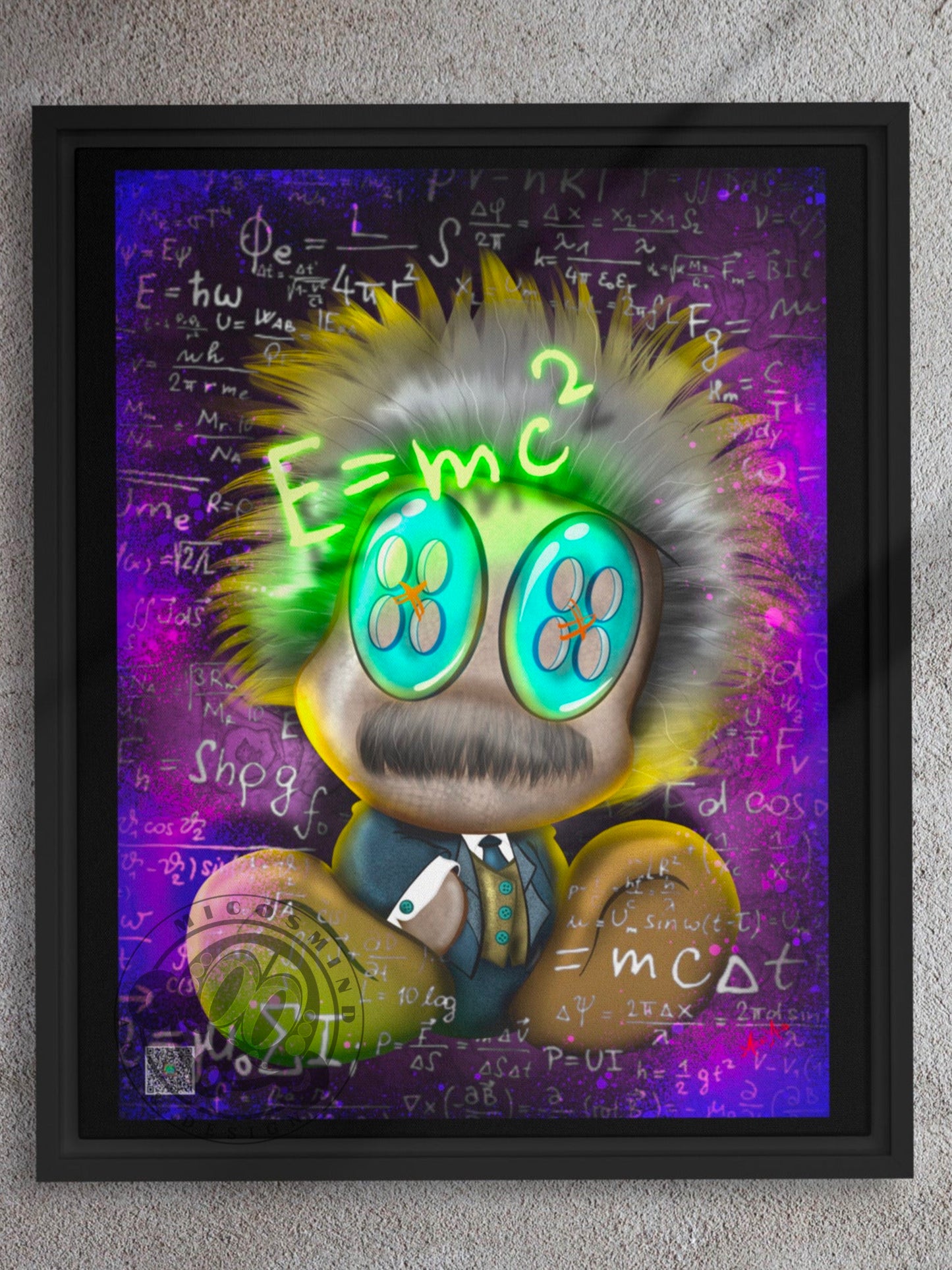 “Imagination” Framed canvas 16”x20”