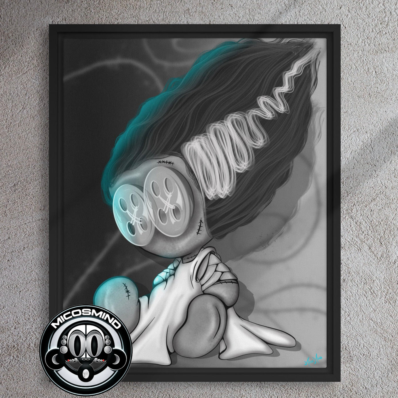 The Bride | Framed Canvas