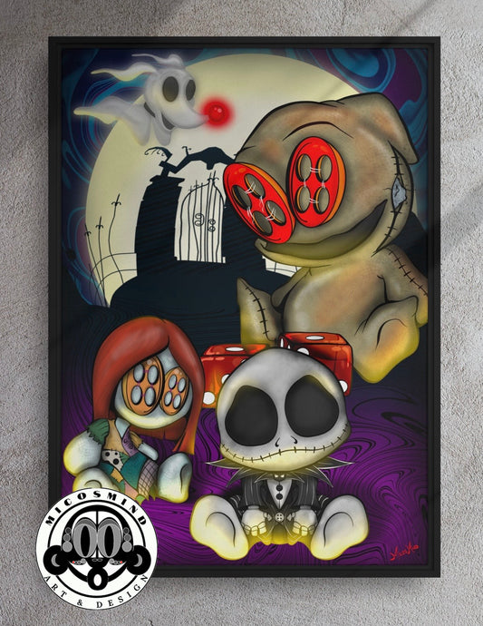 Jack and Friends | Framed Canvas