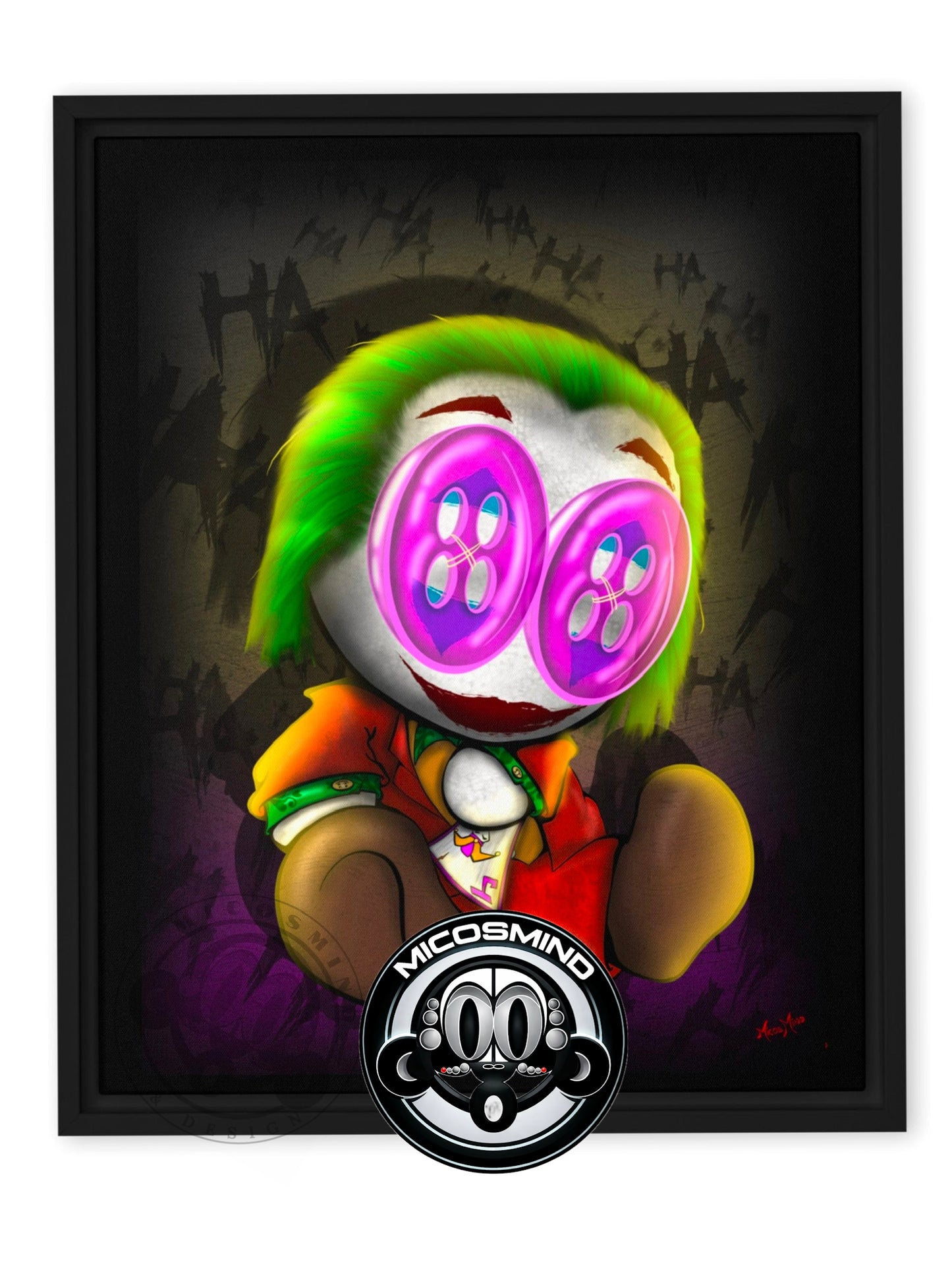 The Clown | Framed Canvas