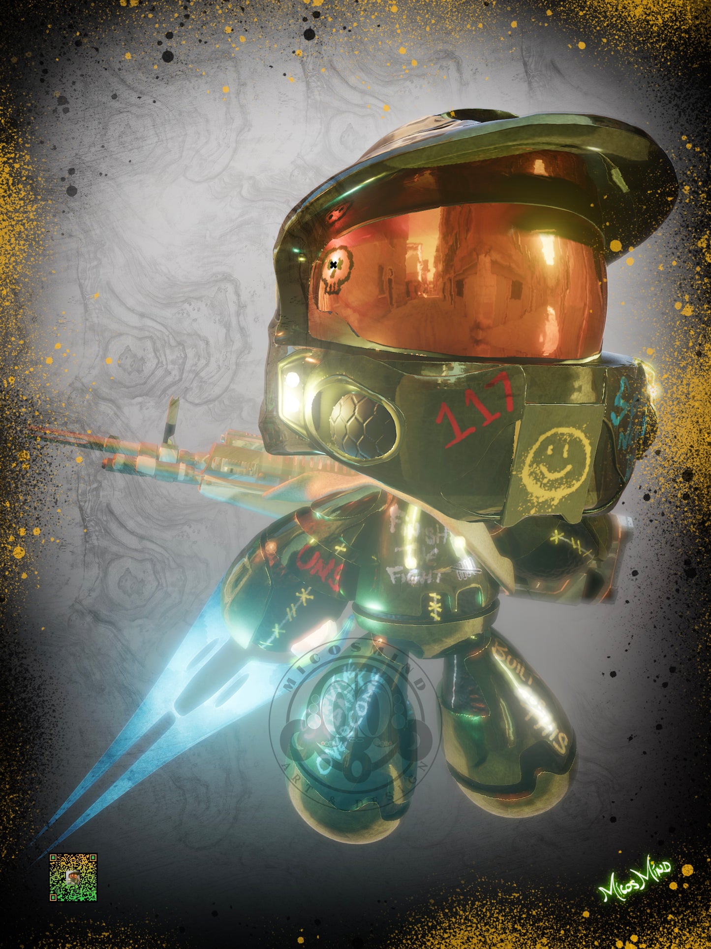 Graffiti Soldier Poster