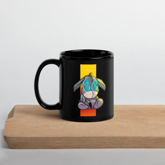 Love me. Black Glossy Mug