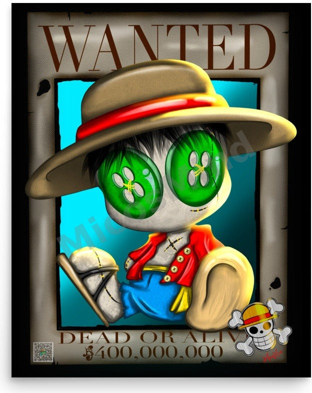 Wanted: The Captain 16x20 poster artwork