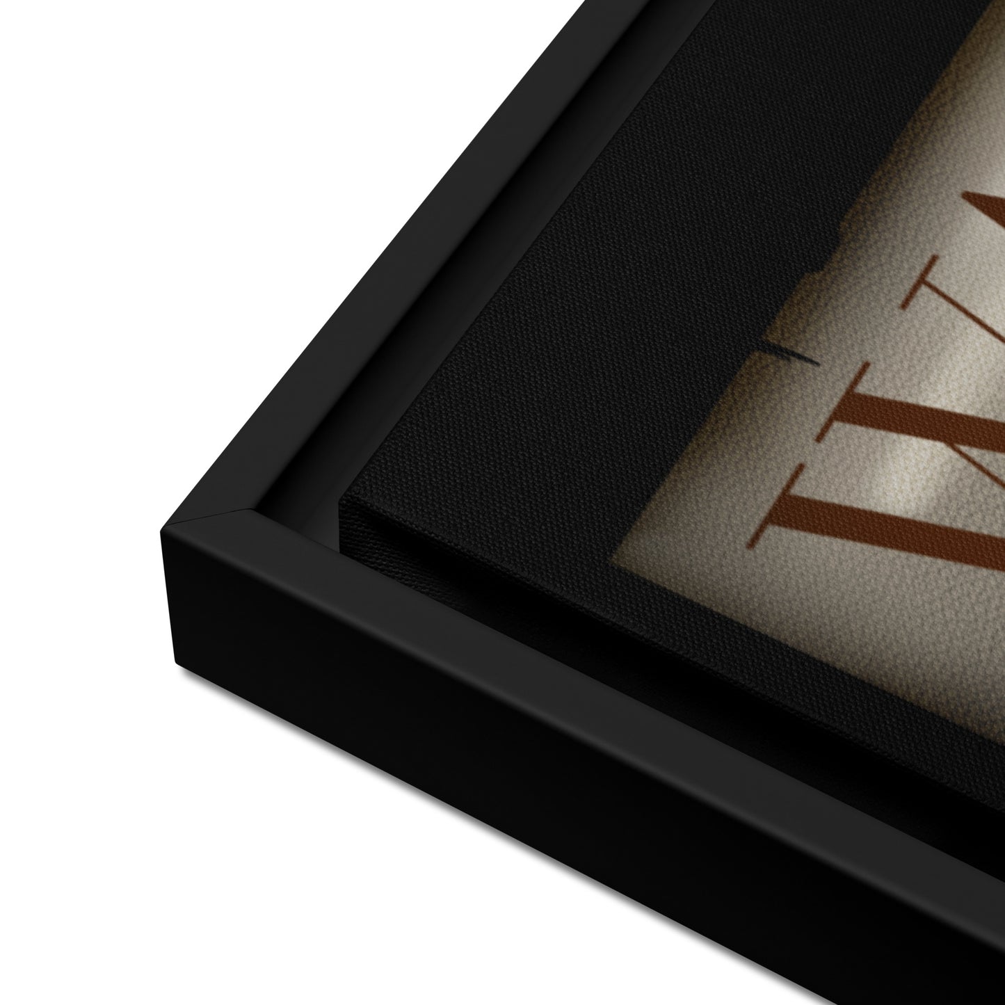 Wanted Framed canvas