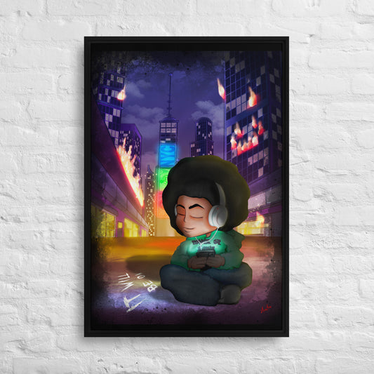“It’ll Be OK” Framed canvas 24”x36”