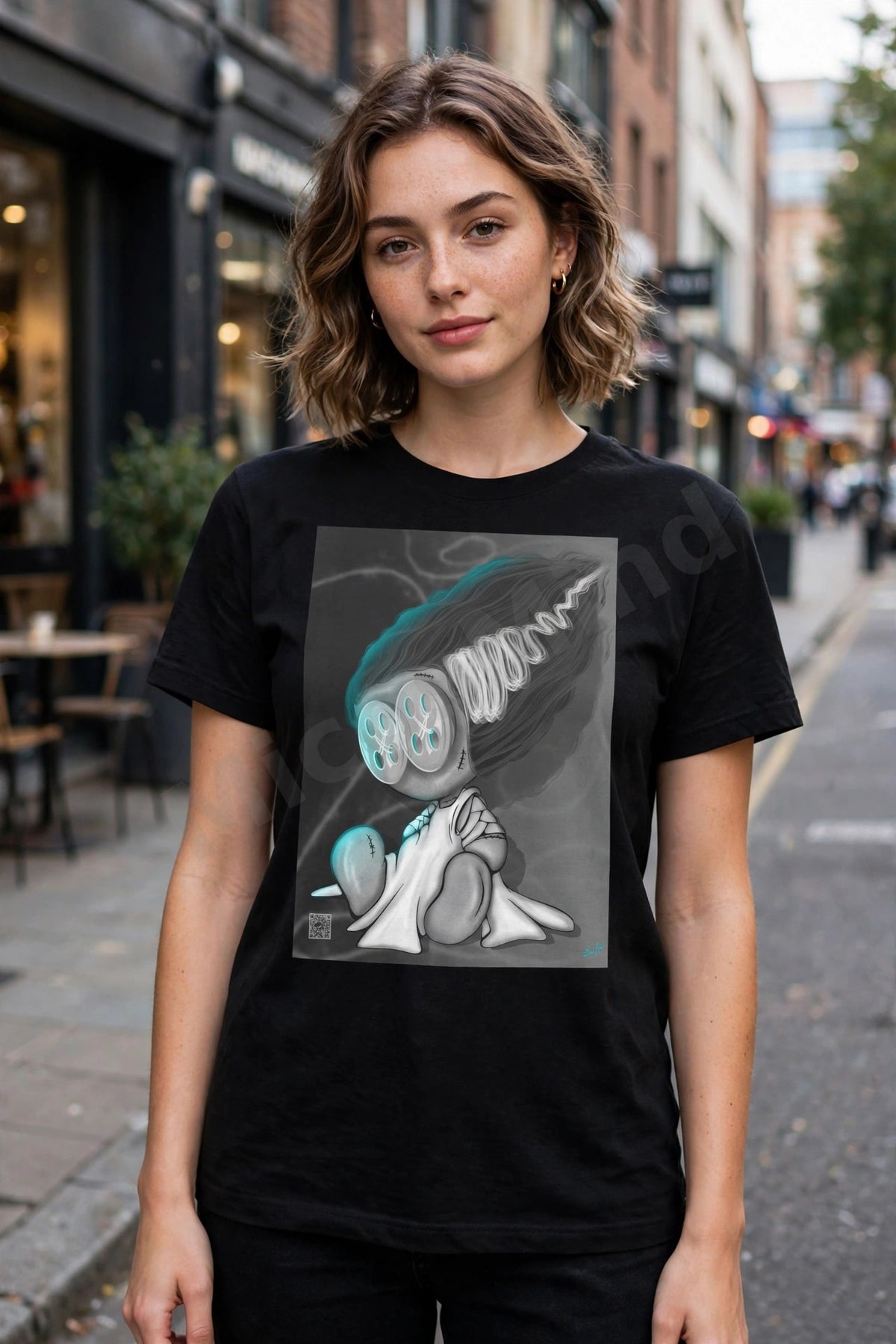 I Was Created to Love Unisex T-Shirt, Gothic Bride Horror Graphic Tee by MicosMind