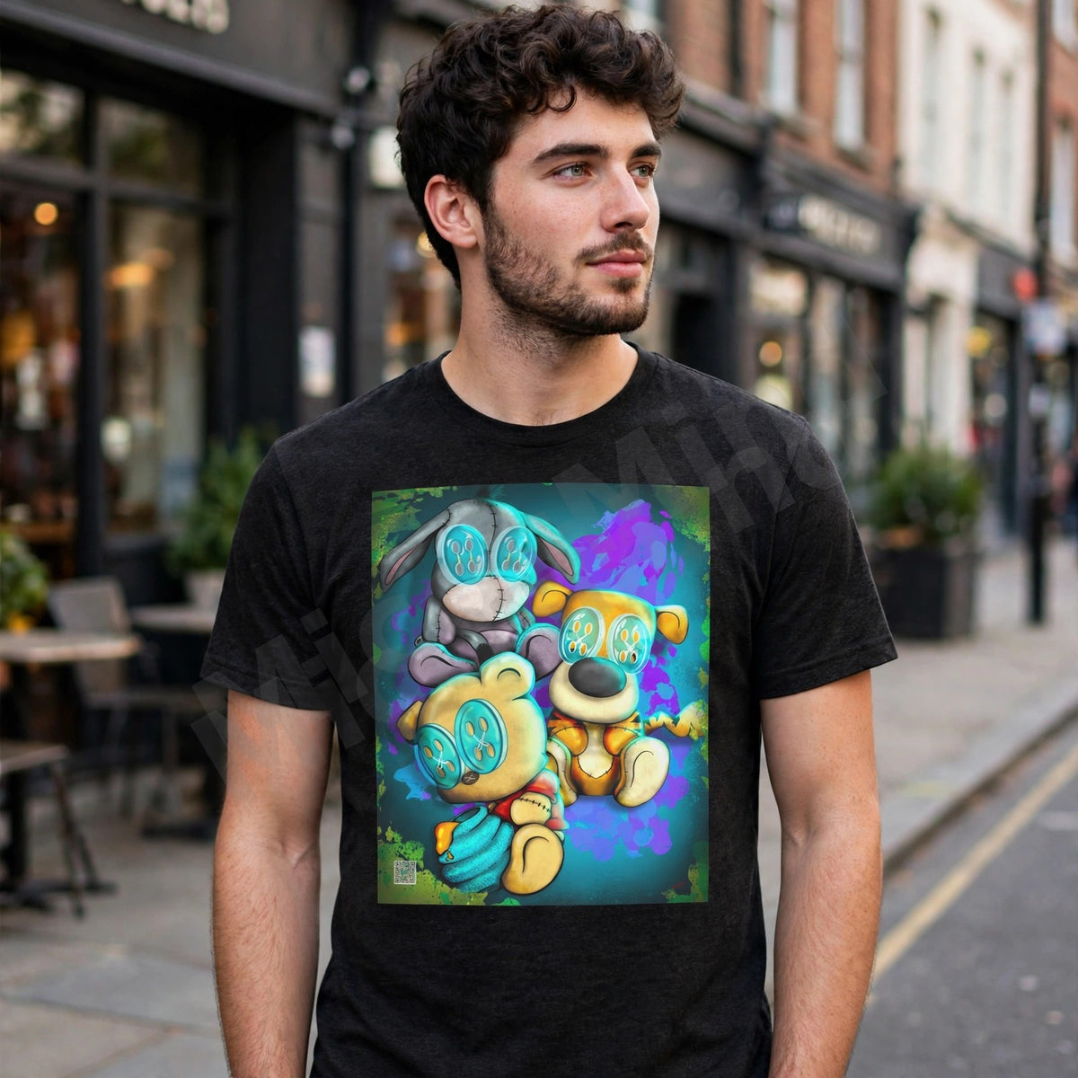 Three Friends Unisex T-Shirt, Storybook Friends Graphic Tee by MicosMind