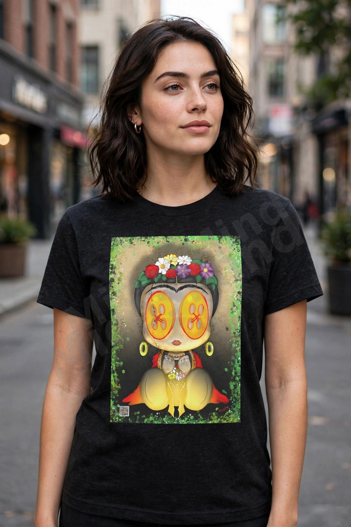 Spanish Doll Unisex T-Shirt, Cultural Beauty Graphic Tee by MicosMind