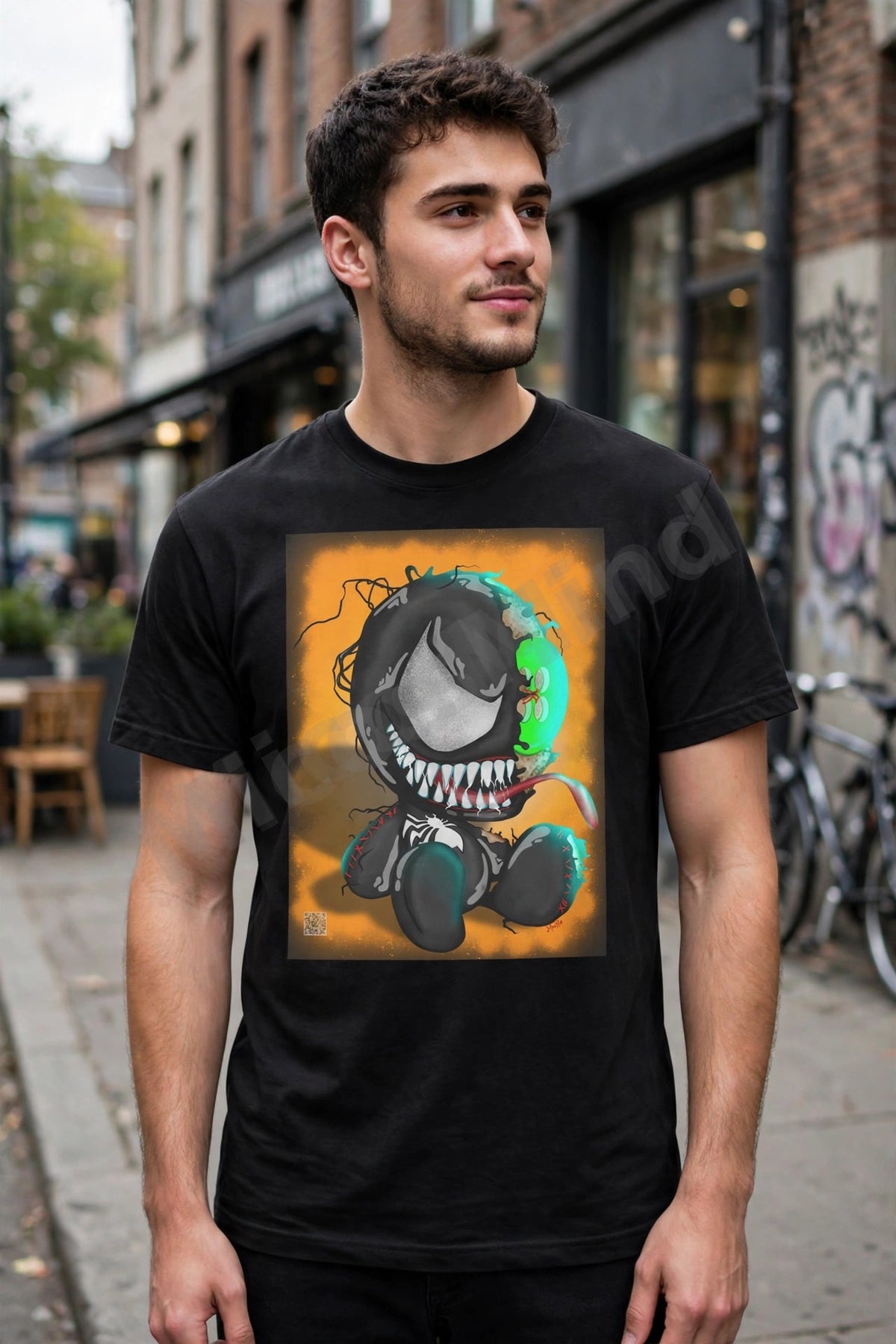 Taken Over Unisex Heavyweight T-Shirt, Superhero Power Graphic Tee by MicosMind