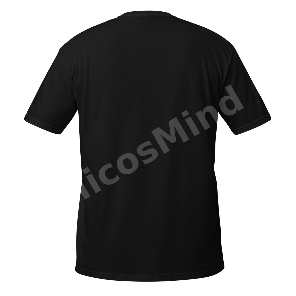 Stitched Fighter unisex t-shirt back by MicosMind
