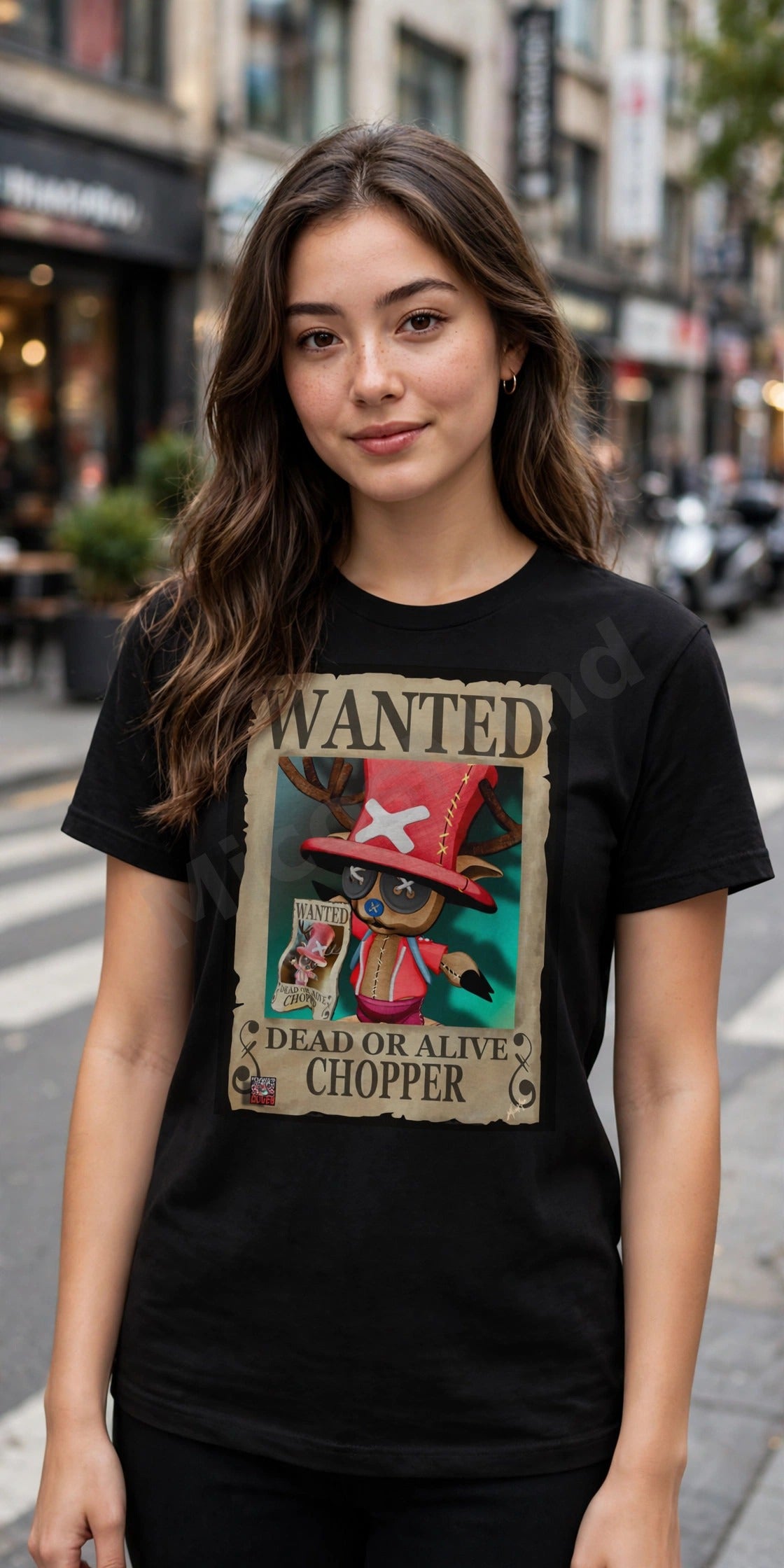 Wanted: Medic Unisex T-Shirt, One Piece Style Anime Wanted Graphic Tee by MicosMind